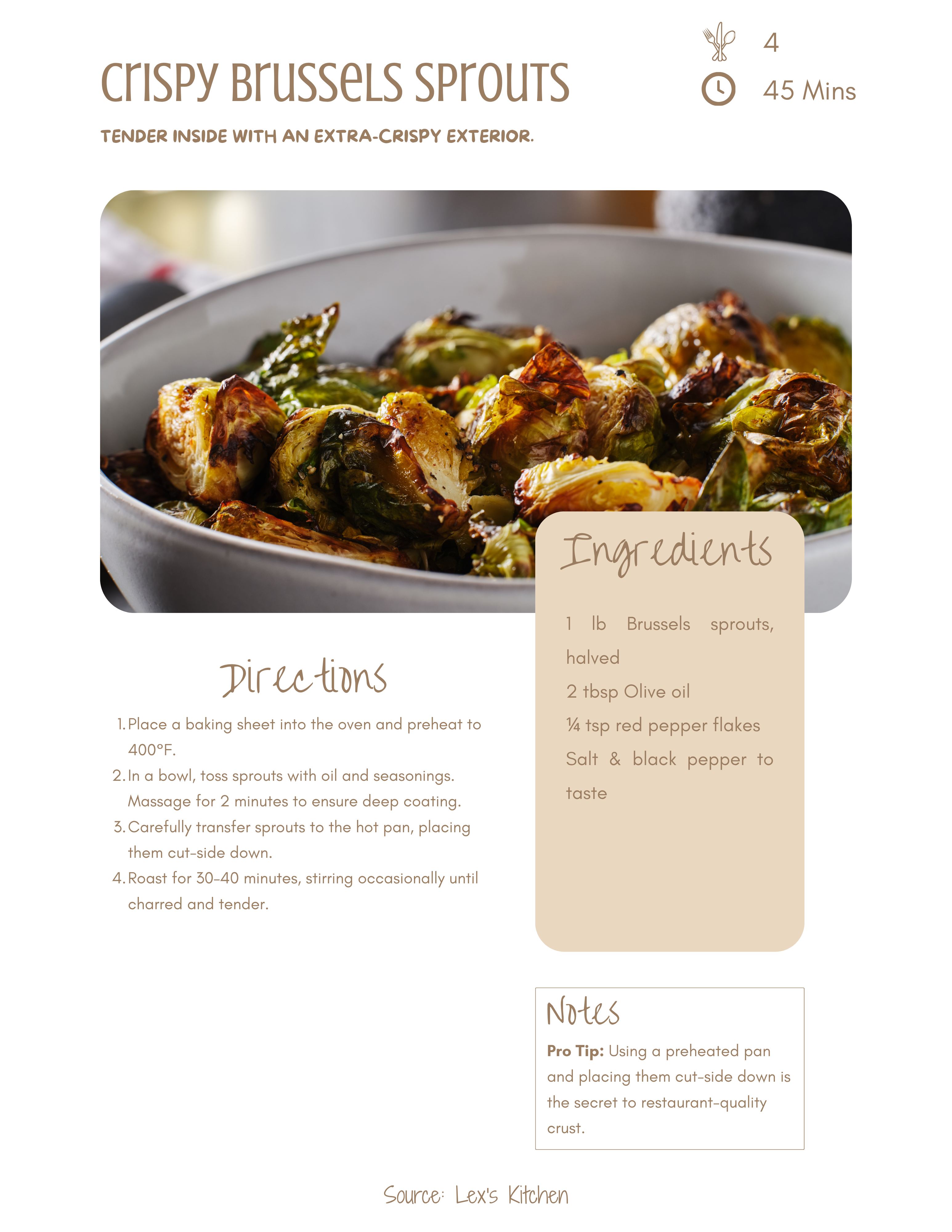 Crispy Brussels Sprouts