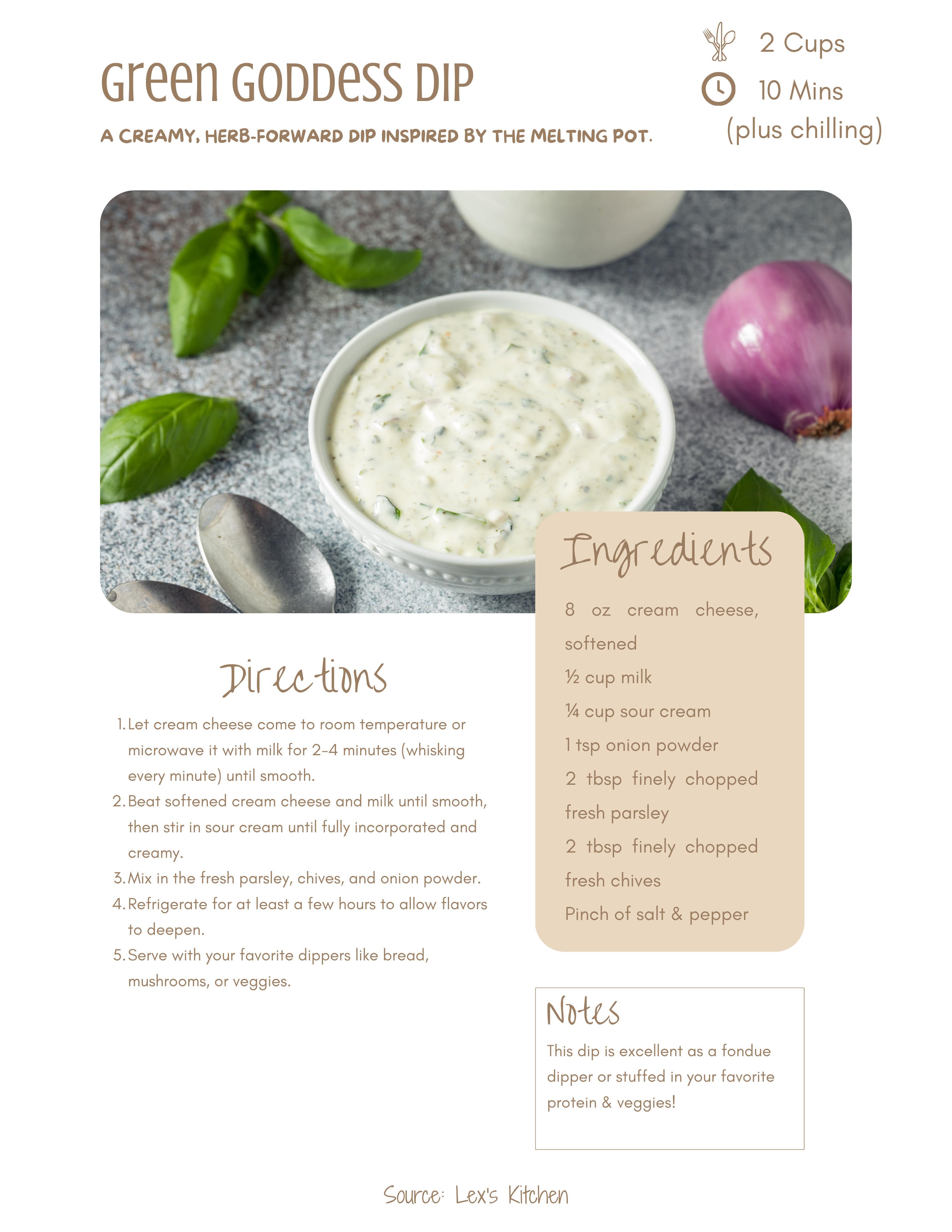Green Goddess Dip