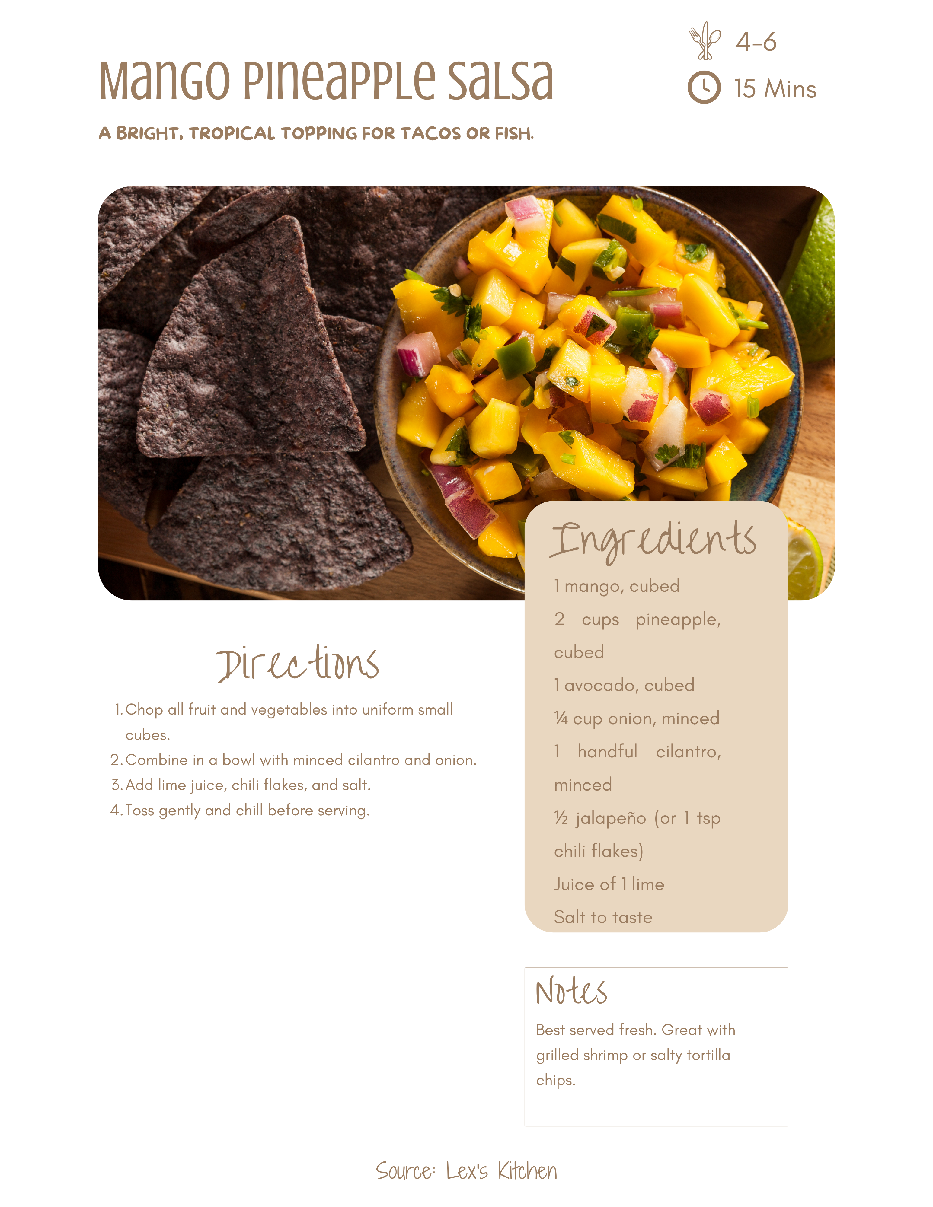 Mango Pineapple Salsa
